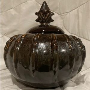 Beautiful Art Decorative Shimmered Glossed Over Handmade Pottery Bowl
